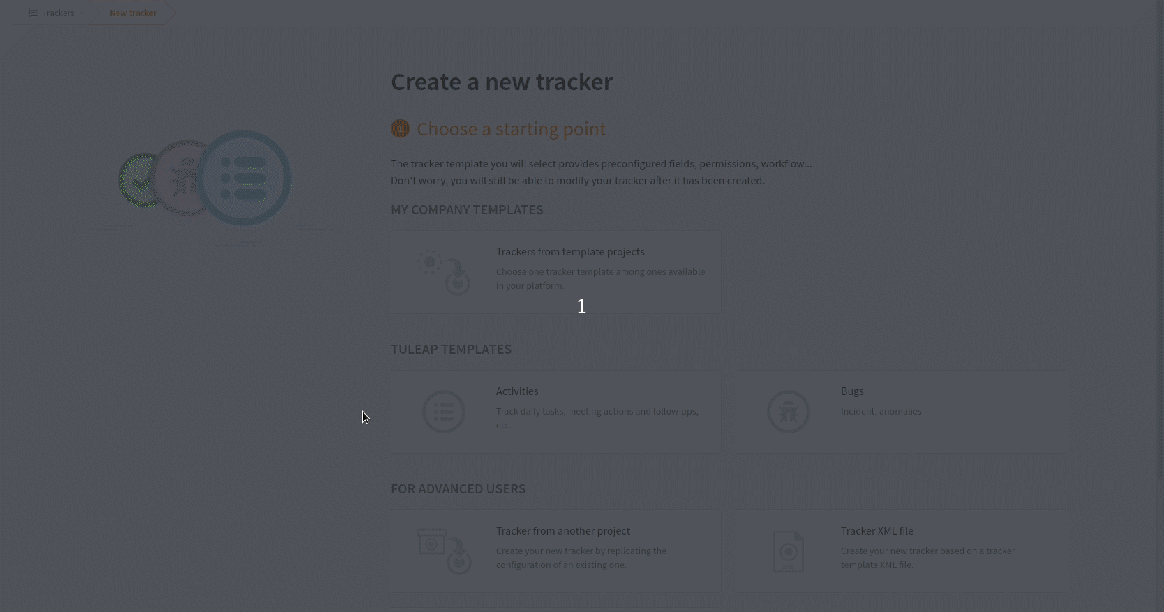 How to create a new tracker